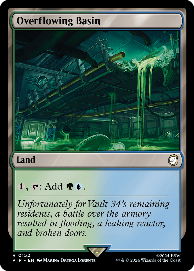 Overflowing Basin [Fallout] | Jomio and Rueliete's Cards and Comics