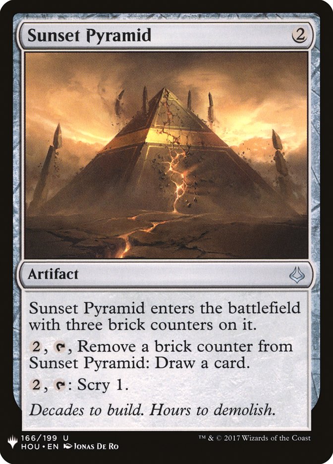 Sunset Pyramid [Mystery Booster] | Jomio and Rueliete's Cards and Comics