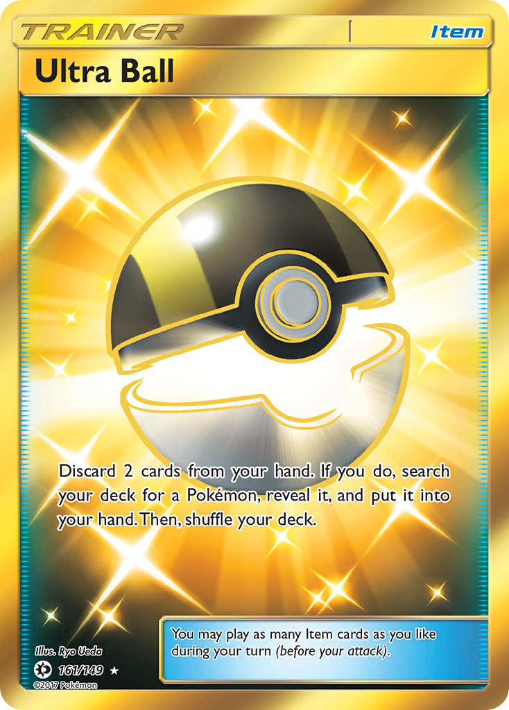 Ultra Ball (161/149) [Sun & Moon: Base Set] | Jomio and Rueliete's Cards and Comics