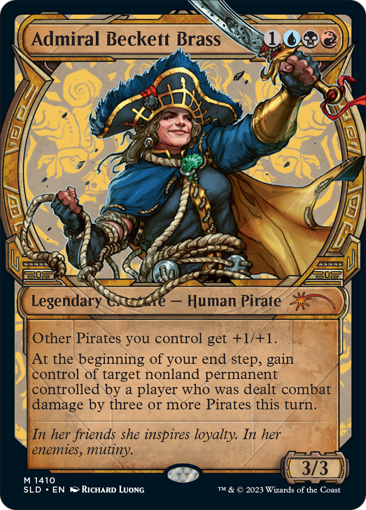 Admiral Beckett Brass [Secret Lair Drop Series] | Jomio and Rueliete's Cards and Comics