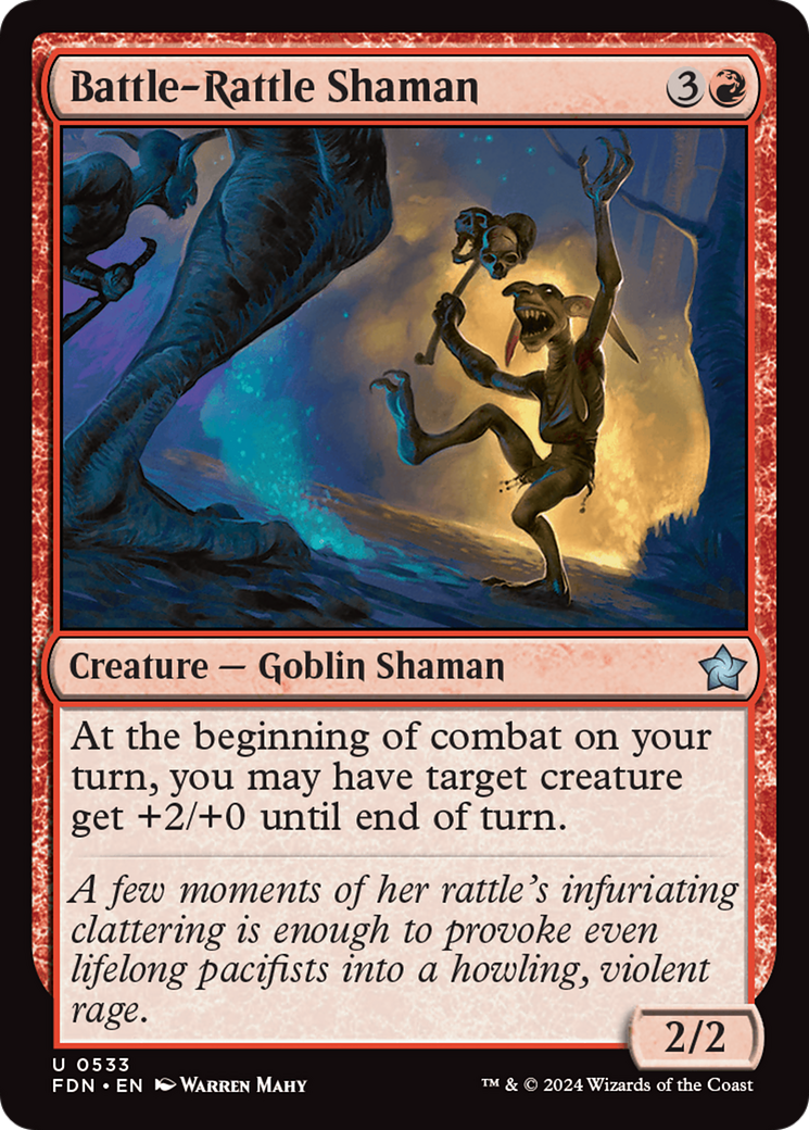 Battle-Rattle Shaman [Foundations] | Jomio and Rueliete's Cards and Comics