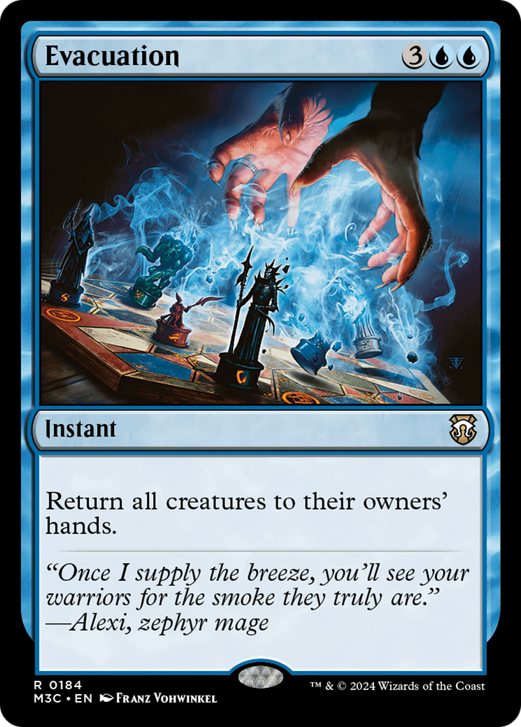 Evacuation (Ripple Foil) [Modern Horizons 3 Commander] | Jomio and Rueliete's Cards and Comics