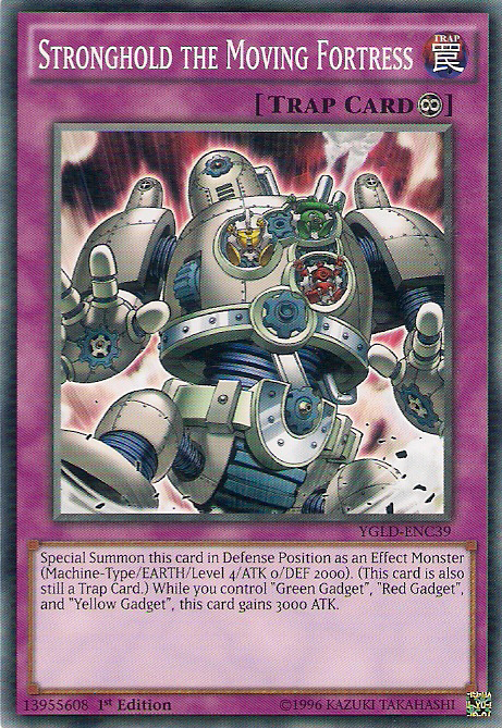 Stronghold the Moving Fortress [YGLD-ENC39] Common | Jomio and Rueliete's Cards and Comics