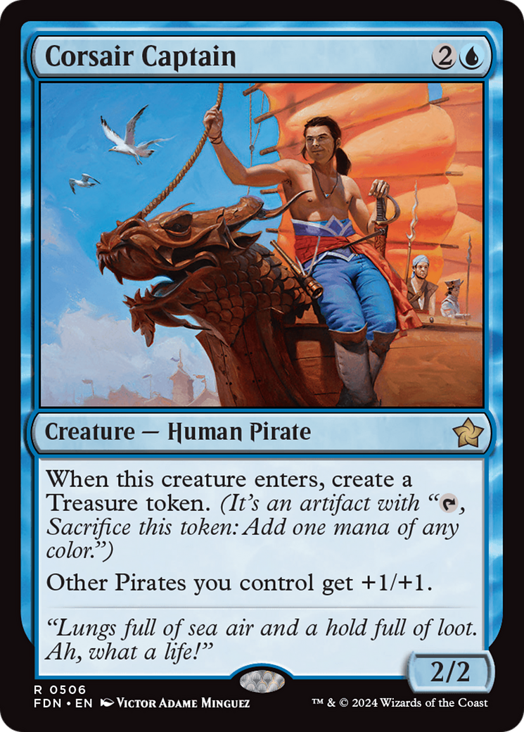 Corsair Captain [Foundations] | Jomio and Rueliete's Cards and Comics