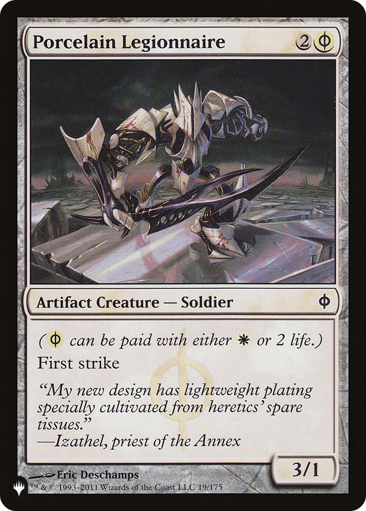 Porcelain Legionnaire [The List] | Jomio and Rueliete's Cards and Comics