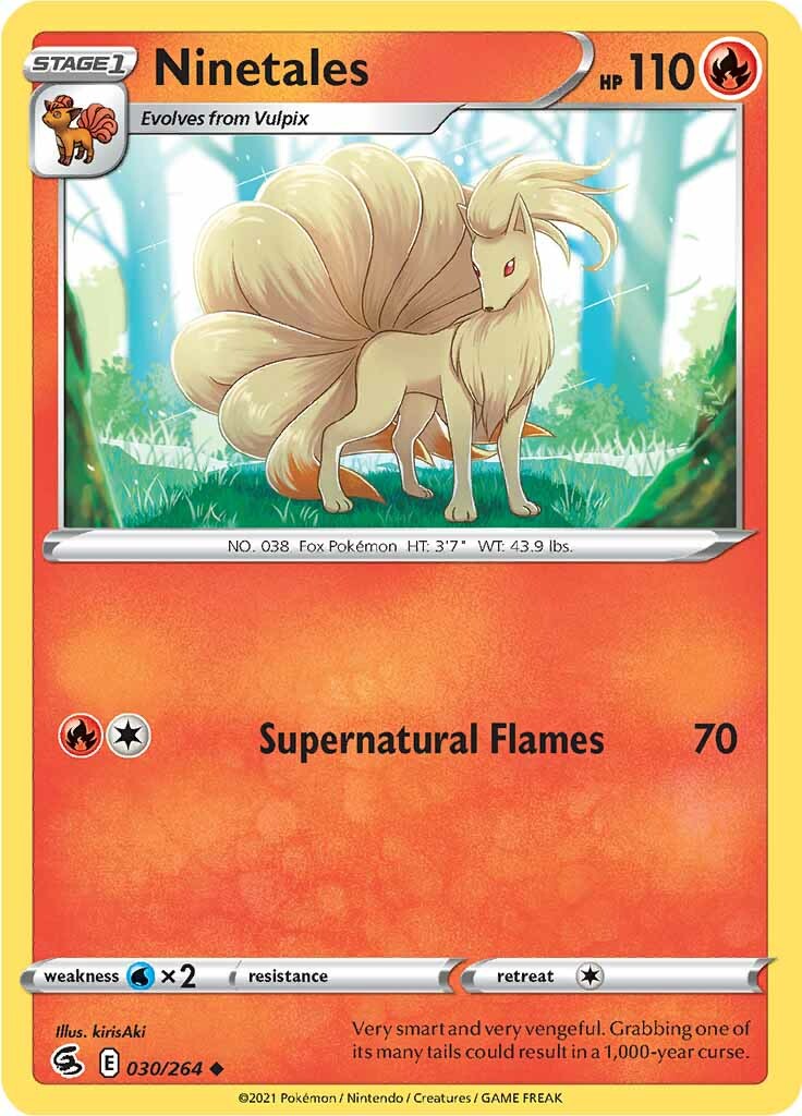 Ninetales (030/264) [Sword & Shield: Fusion Strike] | Jomio and Rueliete's Cards and Comics
