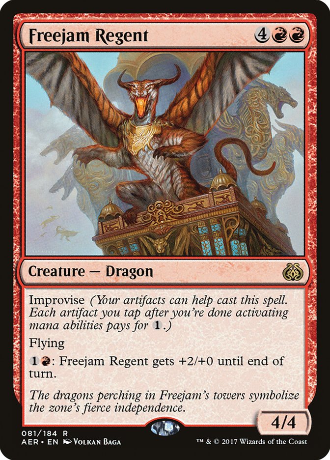 Freejam Regent [Aether Revolt] | Jomio and Rueliete's Cards and Comics