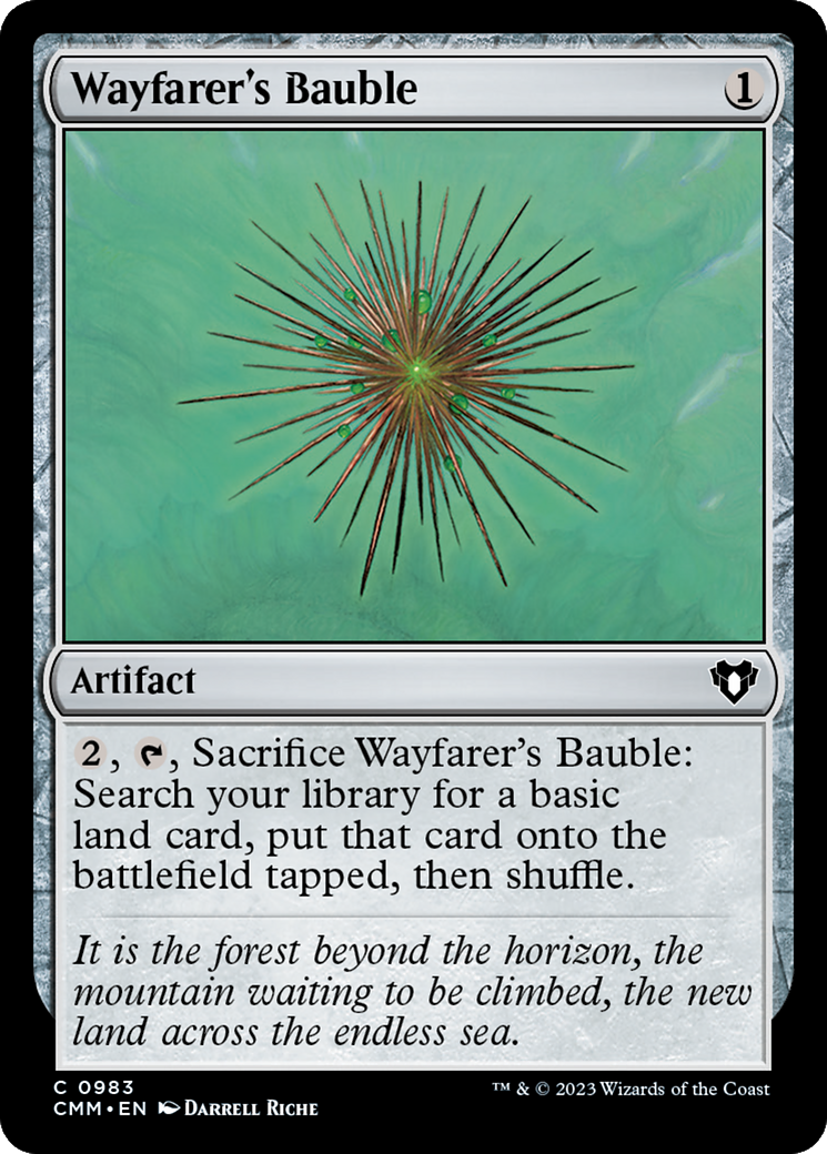 Wayfarer's Bauble [Commander Masters] | Jomio and Rueliete's Cards and Comics