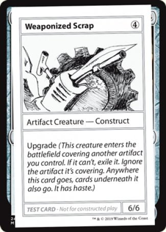 Weaponized Scrap (2021 Edition) [Mystery Booster Playtest Cards] | Jomio and Rueliete's Cards and Comics