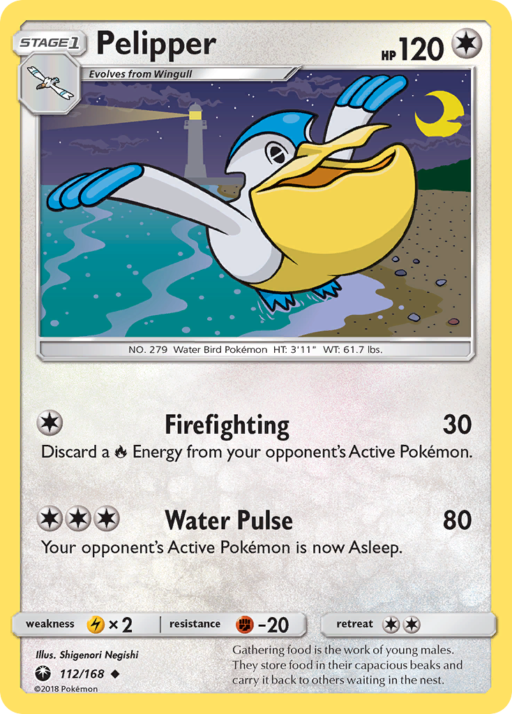 Pelipper (112/168) [Sun & Moon: Celestial Storm] | Jomio and Rueliete's Cards and Comics