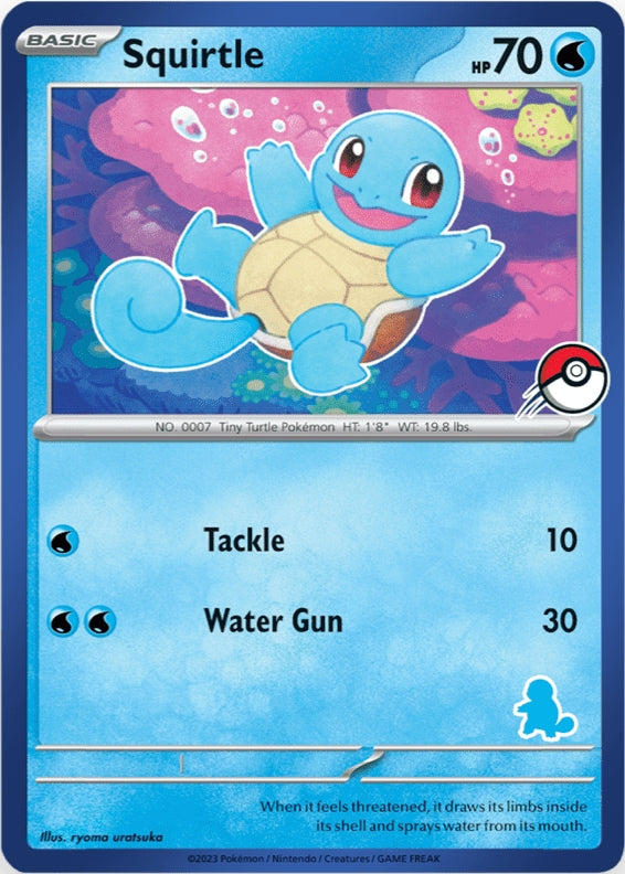 Squirtle (Blue Border) [My First Battle] | Jomio and Rueliete's Cards and Comics