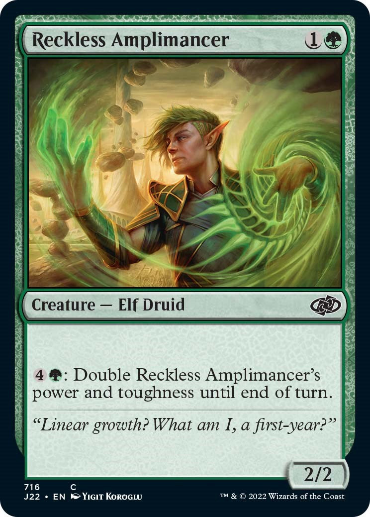 Reckless Amplimancer [Jumpstart 2022] | Jomio and Rueliete's Cards and Comics