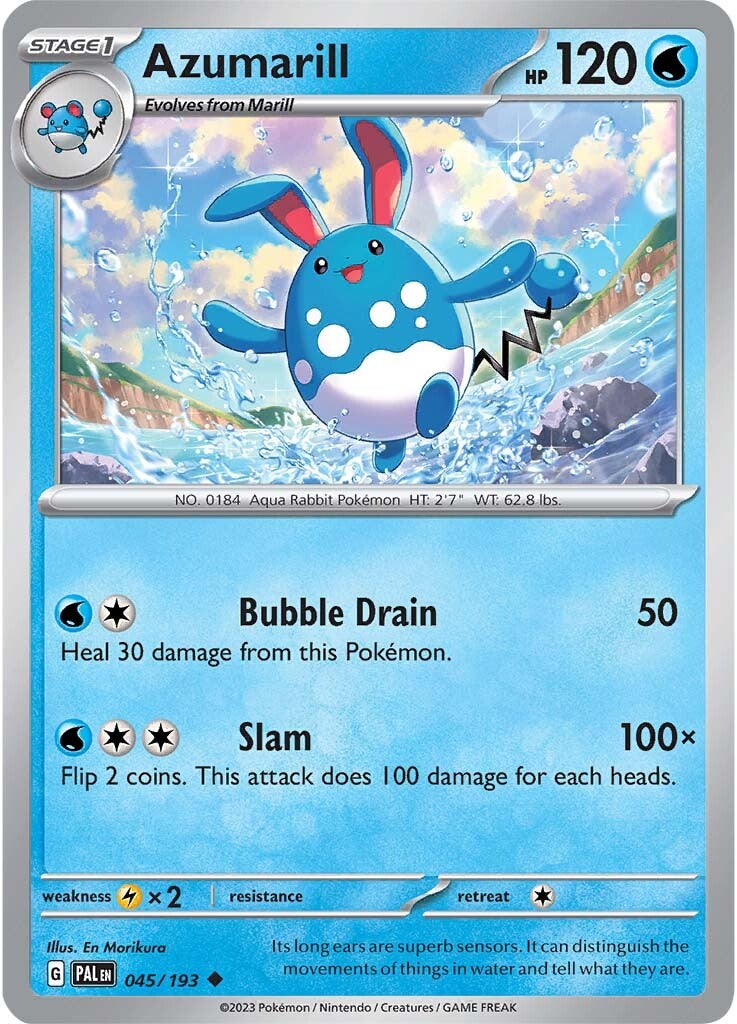 Azumarill (045/193) [Scarlet & Violet: Paldea Evolved] | Jomio and Rueliete's Cards and Comics