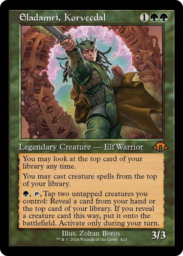 Eladamri, Korvecdal (Retro) [Modern Horizons 3] | Jomio and Rueliete's Cards and Comics