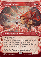 Manifold Mouse (Showcase) [Bloomburrow] | Jomio and Rueliete's Cards and Comics