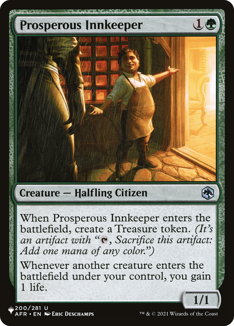Prosperous Innkeeper [The List] | Jomio and Rueliete's Cards and Comics