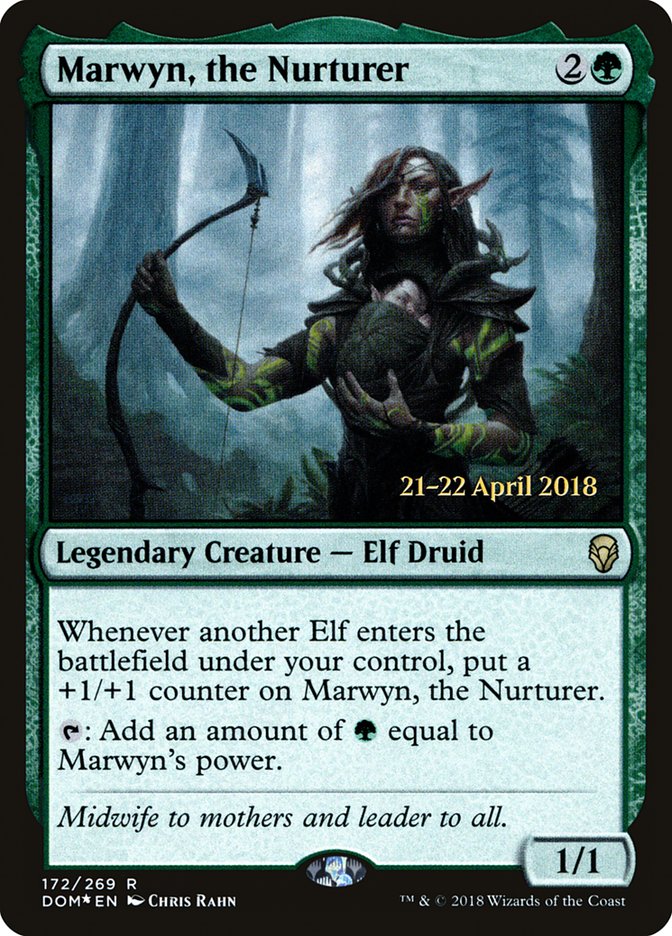 Marwyn, the Nurturer [Dominaria Prerelease Promos] | Jomio and Rueliete's Cards and Comics