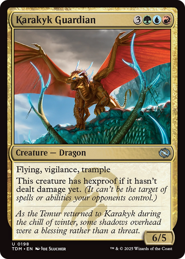 Karakyk Guardian [Tarkir: Dragonstorm] | Jomio and Rueliete's Cards and Comics