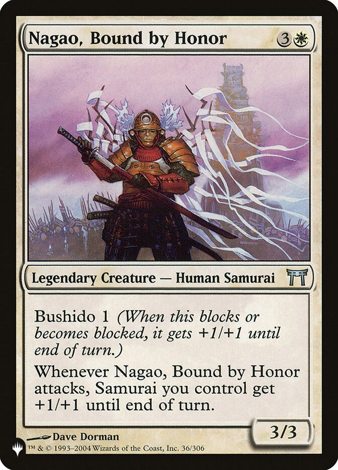 Nagao, Bound by Honor [The List] | Jomio and Rueliete's Cards and Comics