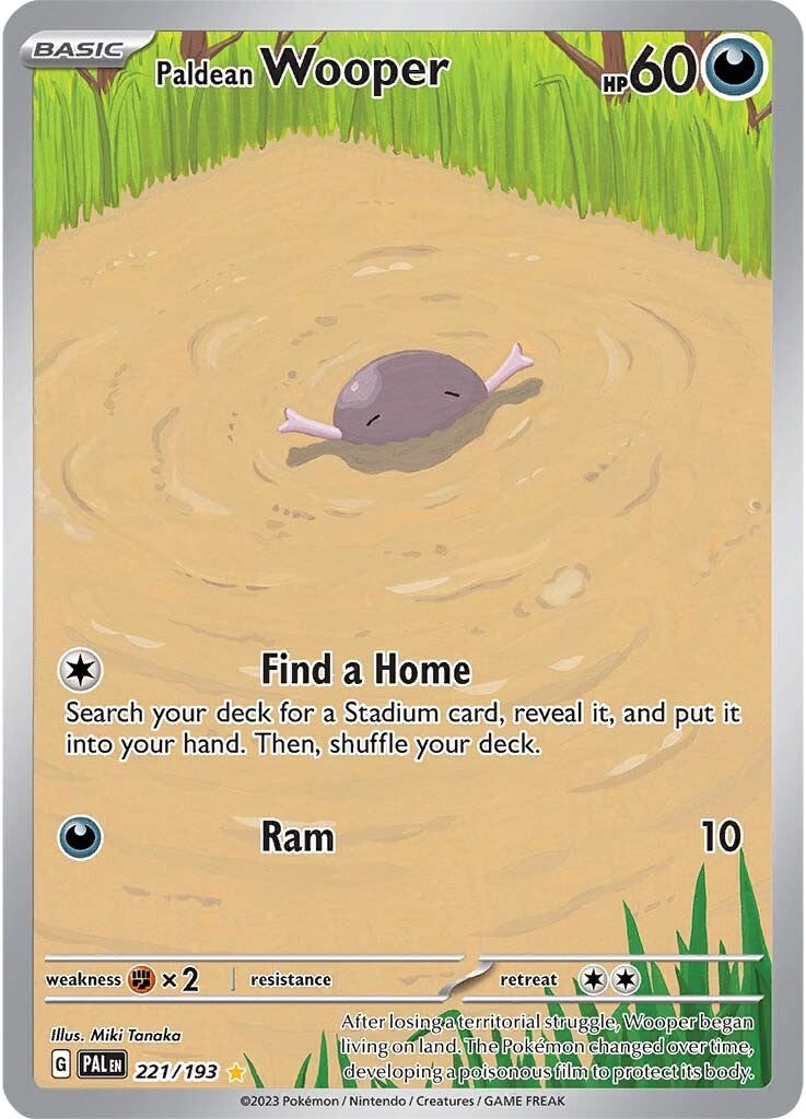 Paldean Wooper (221/193) [Scarlet & Violet: Paldea Evolved] | Jomio and Rueliete's Cards and Comics