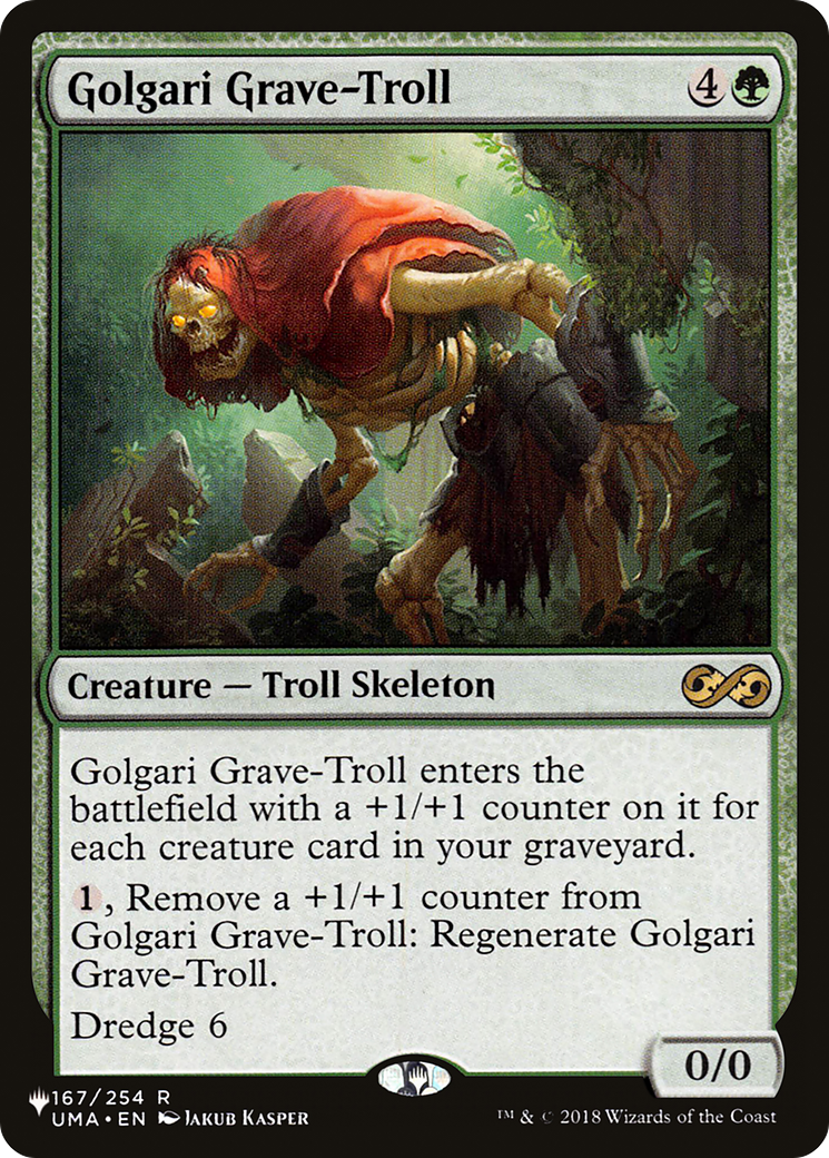 Golgari Grave-Troll [The List] | Jomio and Rueliete's Cards and Comics