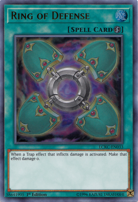 Ring of Defense [LCKC-EN033] Ultra Rare | Jomio and Rueliete's Cards and Comics