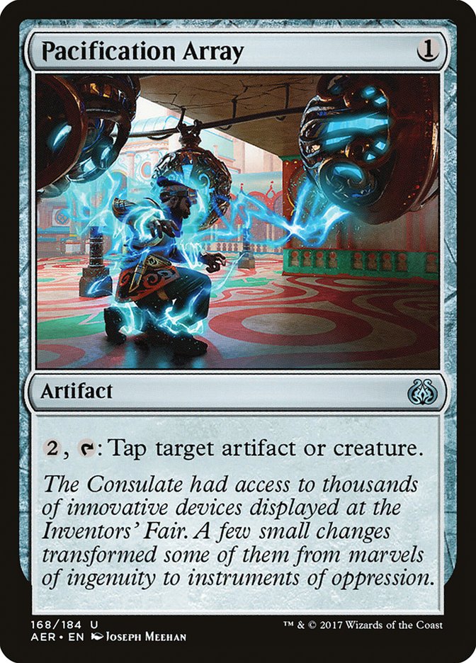 Pacification Array [Aether Revolt] | Jomio and Rueliete's Cards and Comics