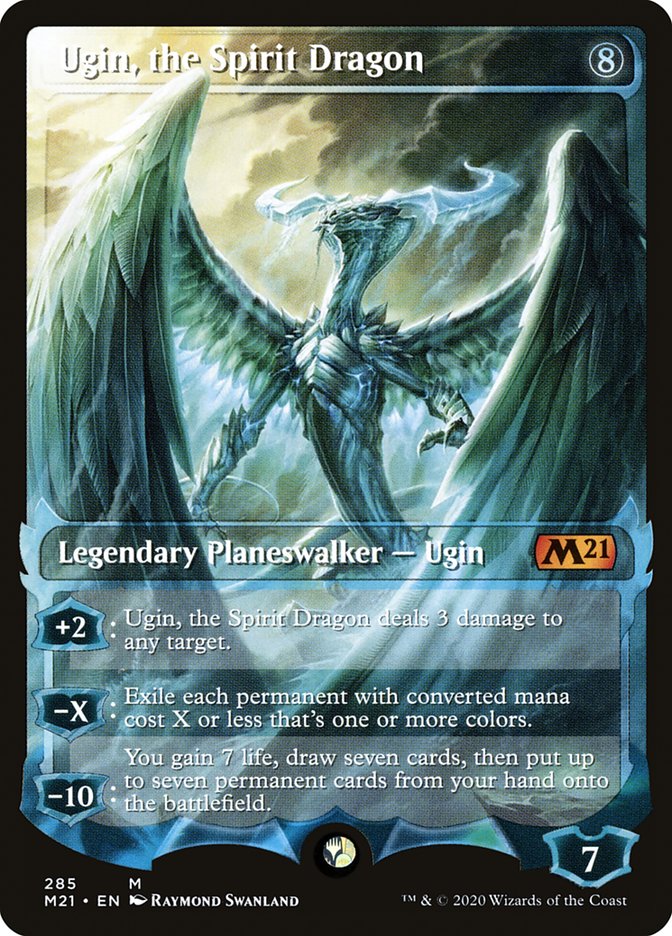 Ugin, the Spirit Dragon (285) (Extended Art) [Core Set 2021] | Jomio and Rueliete's Cards and Comics