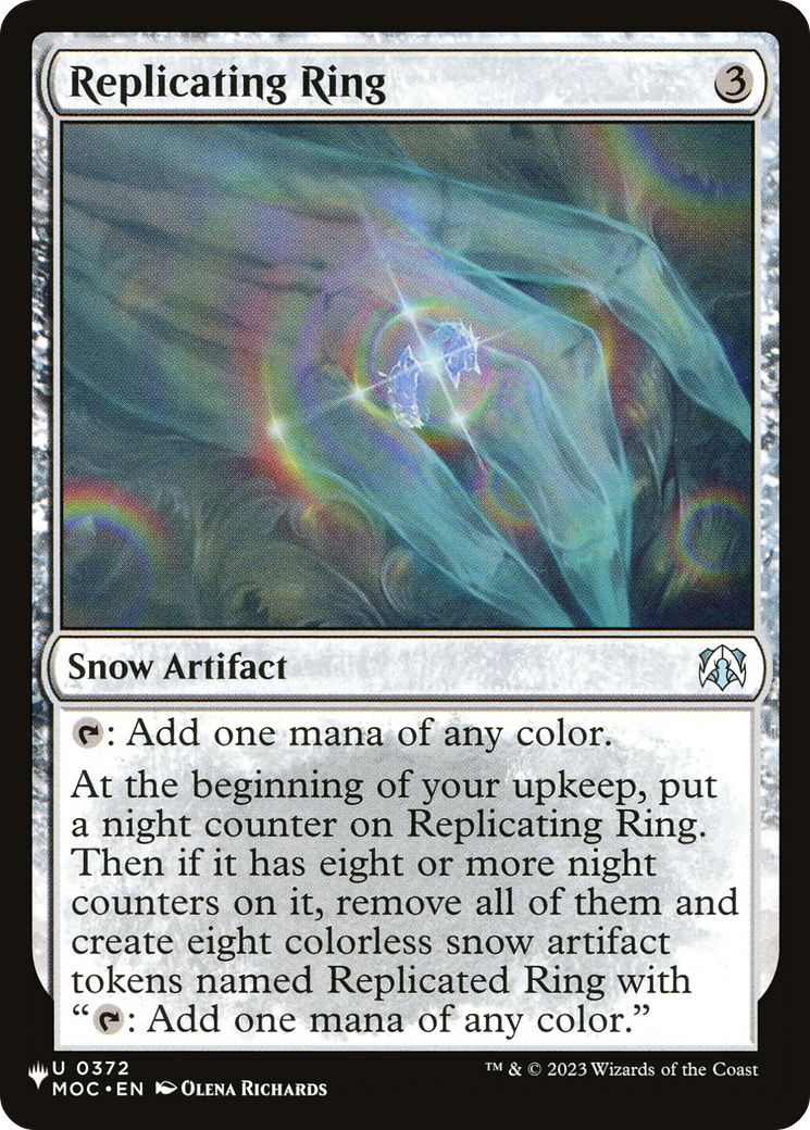 Replicating Ring [The List] | Jomio and Rueliete's Cards and Comics