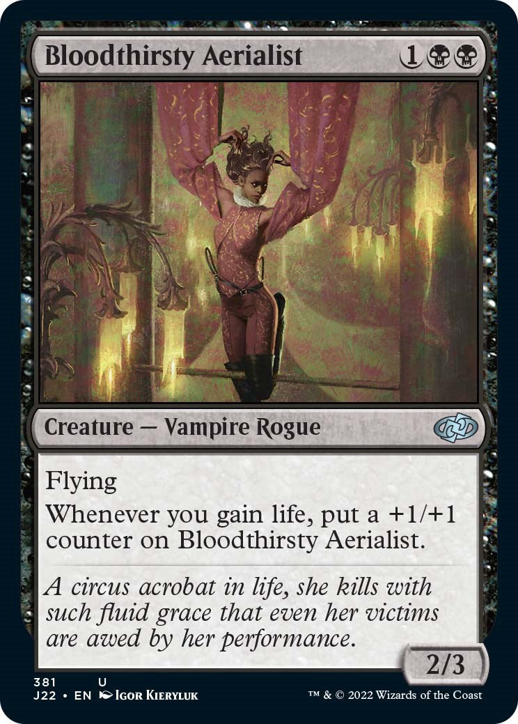 Bloodthirsty Aerialist [Jumpstart 2022] | Jomio and Rueliete's Cards and Comics