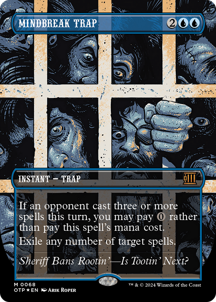 Mindbreak Trap (Textured Foil) [Outlaws of Thunder Junction: Breaking News] | Jomio and Rueliete's Cards and Comics