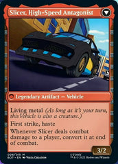 Slicer, Hired Muscle // Slicer, High-Speed Antagonist [Transformers] | Jomio and Rueliete's Cards and Comics
