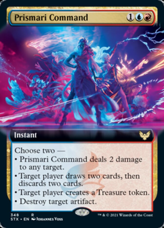 Prismari Command (Extended Art) [Strixhaven: School of Mages] | Jomio and Rueliete's Cards and Comics