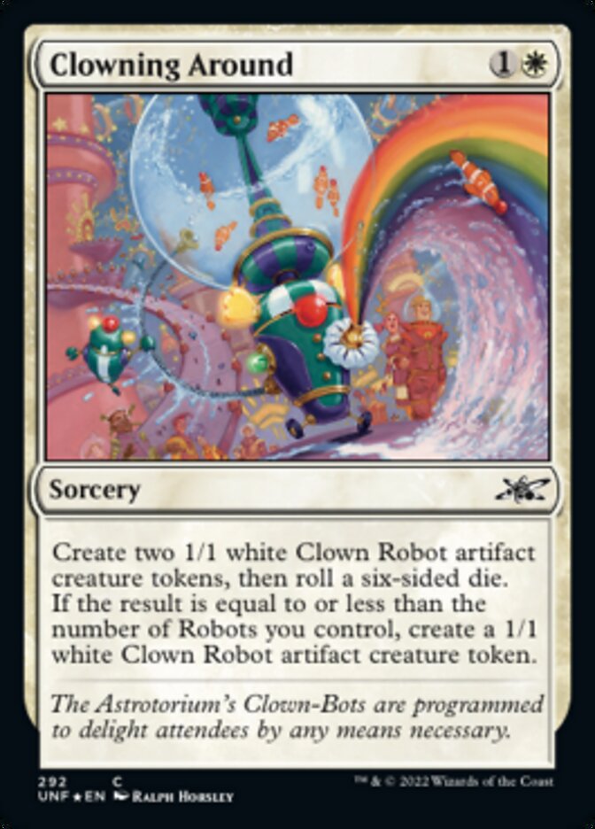 Clowning Around (Galaxy Foil) [Unfinity] | Jomio and Rueliete's Cards and Comics
