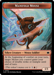 Sword // Manifold Mouse Double-Sided Token [Bloomburrow Tokens] | Jomio and Rueliete's Cards and Comics