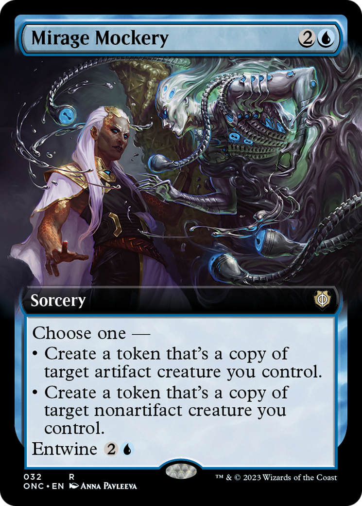 Mirage Mockery (Extended Art) [Phyrexia: All Will Be One Commander] | Jomio and Rueliete's Cards and Comics