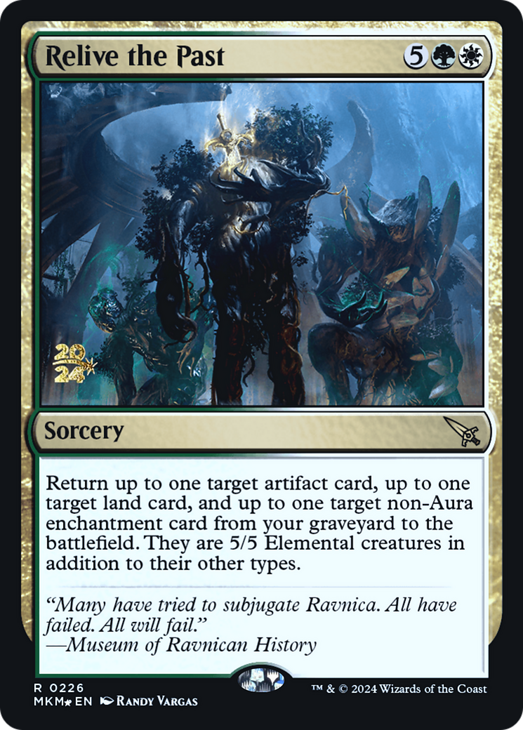 Relive the Past [Murders at Karlov Manor Prerelease Promos] | Jomio and Rueliete's Cards and Comics