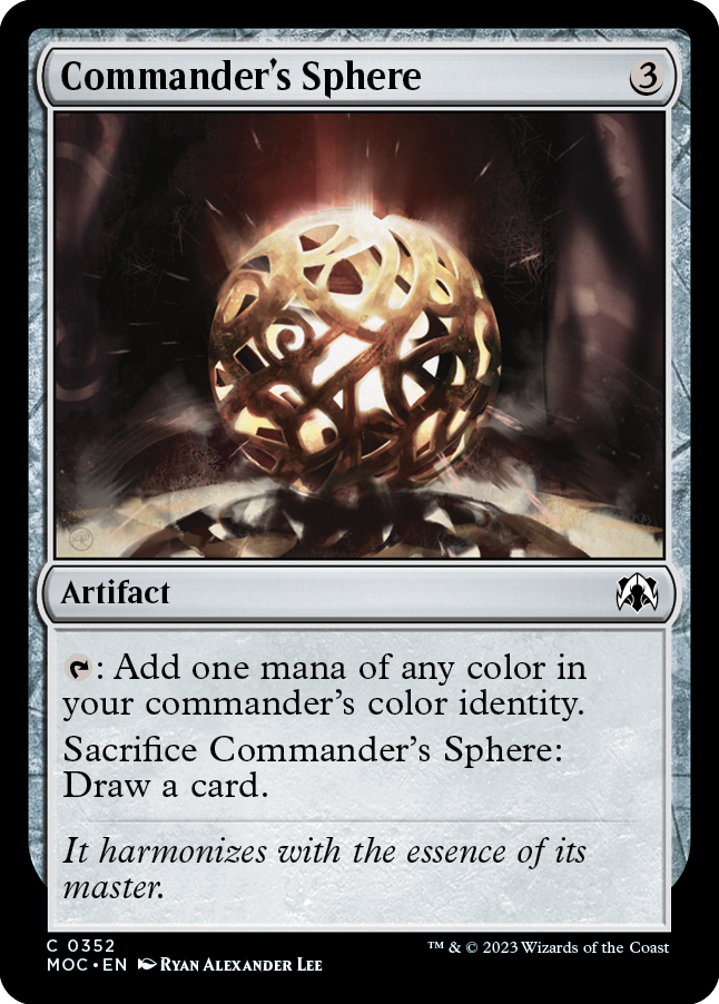 Commander's Sphere [March of the Machine Commander] | Jomio and Rueliete's Cards and Comics