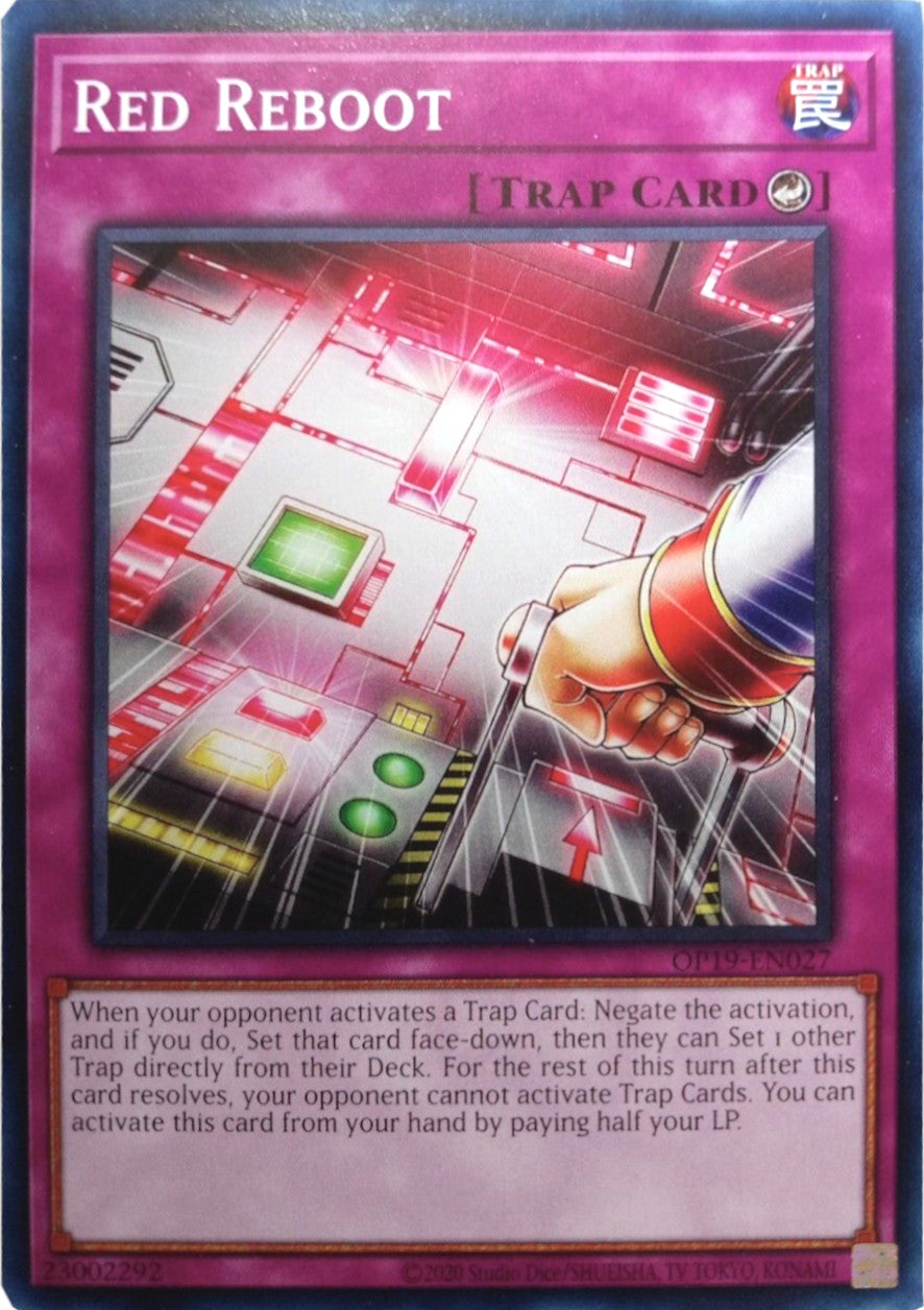 Red Reboot [OP19-EN027] Common | Jomio and Rueliete's Cards and Comics