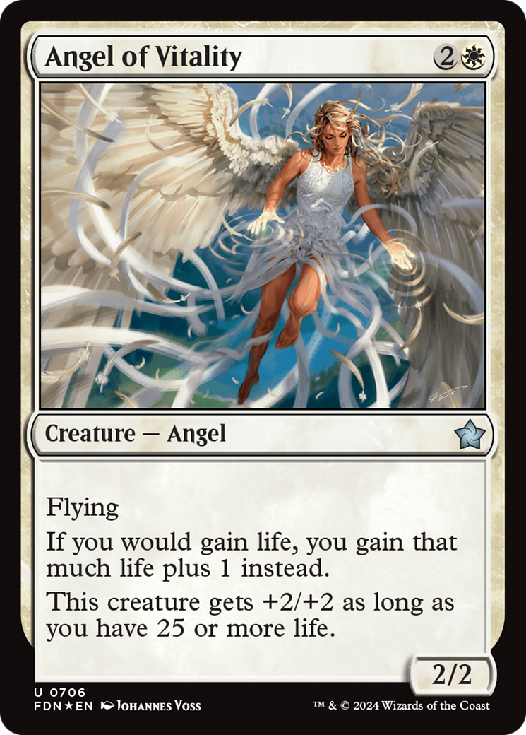 Angel of Vitality [Foundations] | Jomio and Rueliete's Cards and Comics