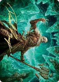 Draugr Necromancer Art Card (Gold-Stamped Signature) [Kaldheim Art Series] | Jomio and Rueliete's Cards and Comics