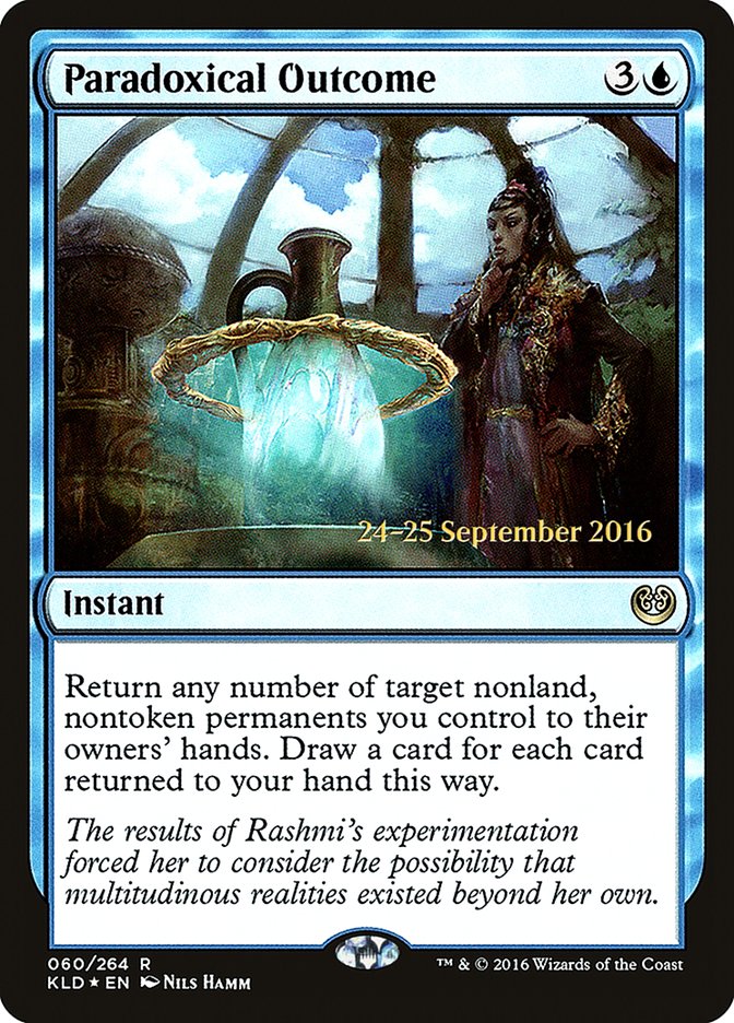 Paradoxical Outcome [Kaladesh Prerelease Promos] | Jomio and Rueliete's Cards and Comics