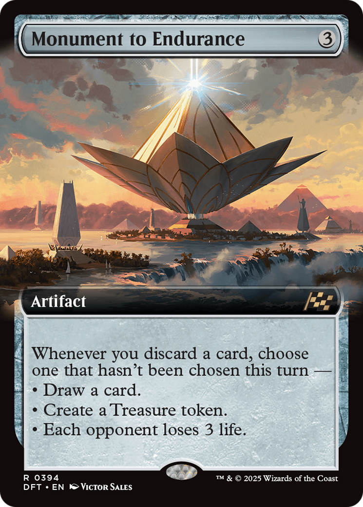 Monument to Endurance (Extended Art) [Aetherdrift] | Jomio and Rueliete's Cards and Comics