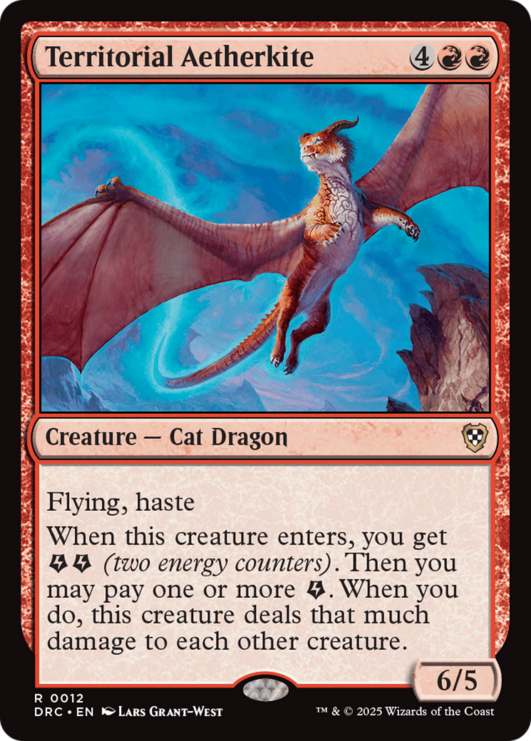 Territorial Aetherkite [Aetherdrift Commander] | Jomio and Rueliete's Cards and Comics