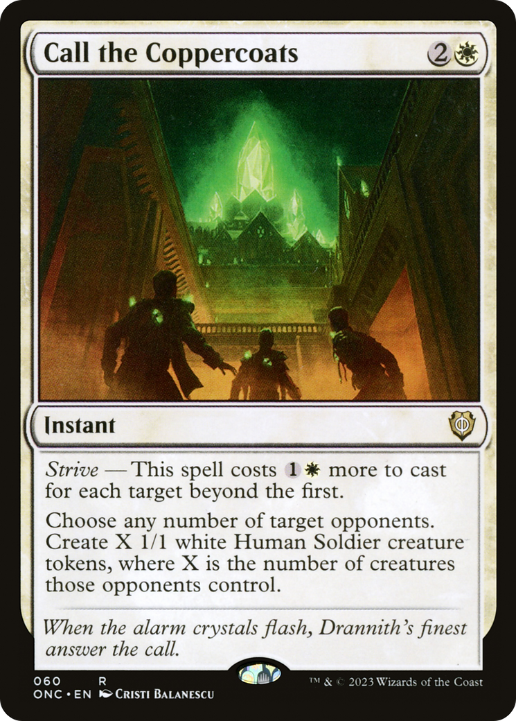 Call the Coppercoats [Phyrexia: All Will Be One Commander] | Jomio and Rueliete's Cards and Comics