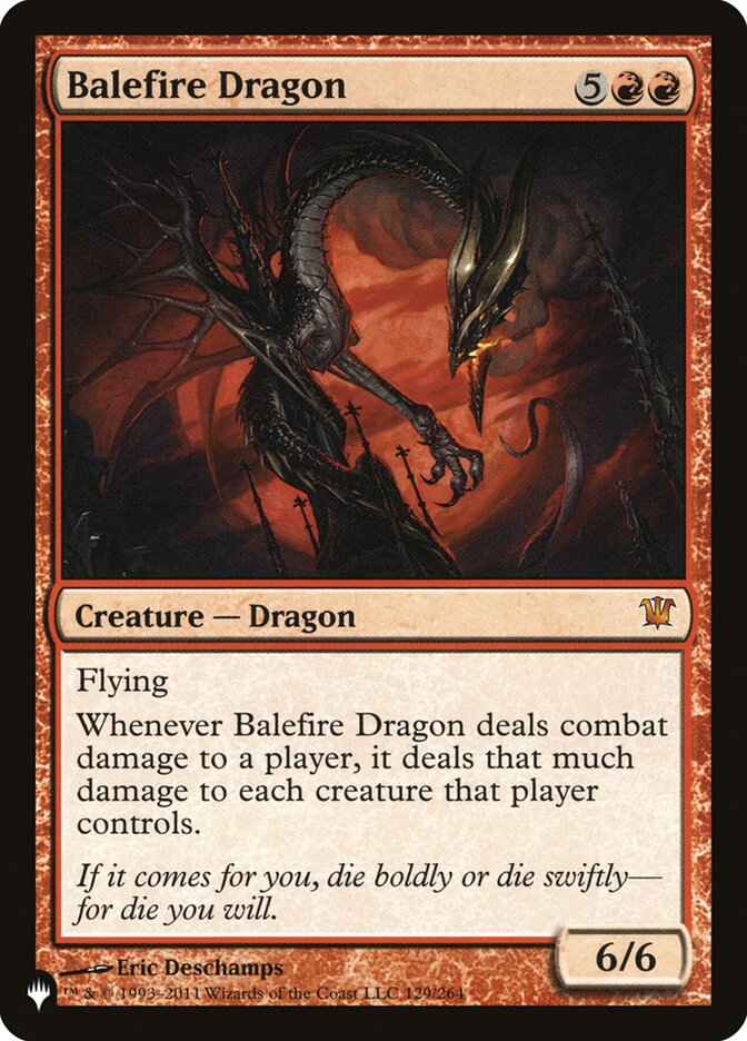Balefire Dragon [The List] | Jomio and Rueliete's Cards and Comics