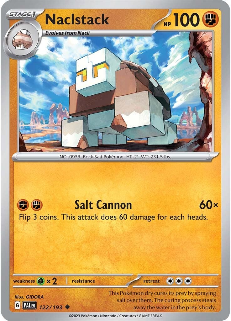Naclstack (122/193) [Scarlet & Violet: Paldea Evolved] | Jomio and Rueliete's Cards and Comics
