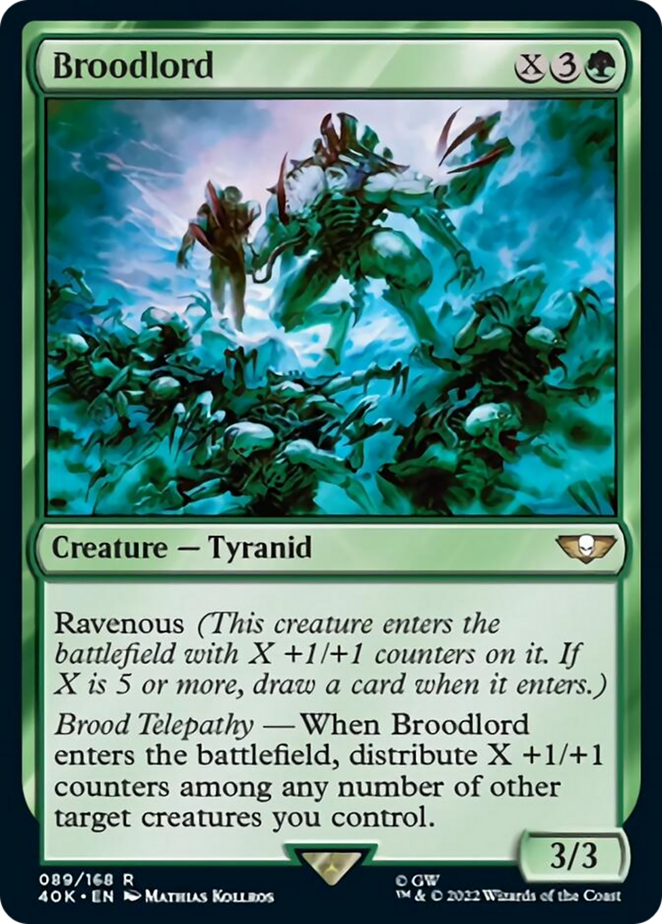 Broodlord (Surge Foil) [Warhammer 40,000] | Jomio and Rueliete's Cards and Comics