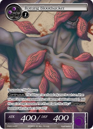 Rotting Bloodsucker (PR2014-07) [Promo Cards] | Jomio and Rueliete's Cards and Comics