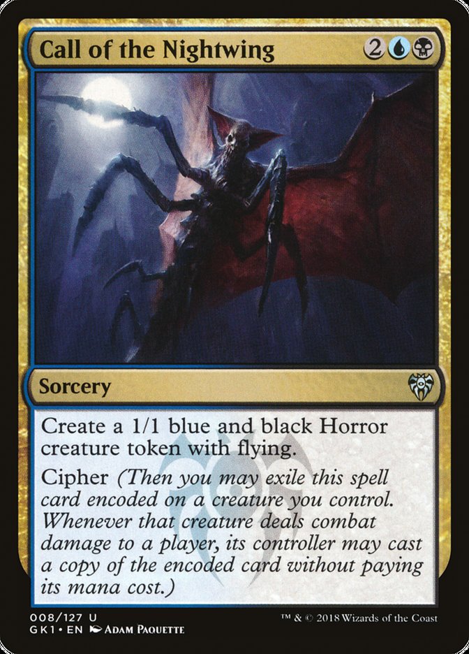 Call of the Nightwing [Guilds of Ravnica Guild Kit] | Jomio and Rueliete's Cards and Comics